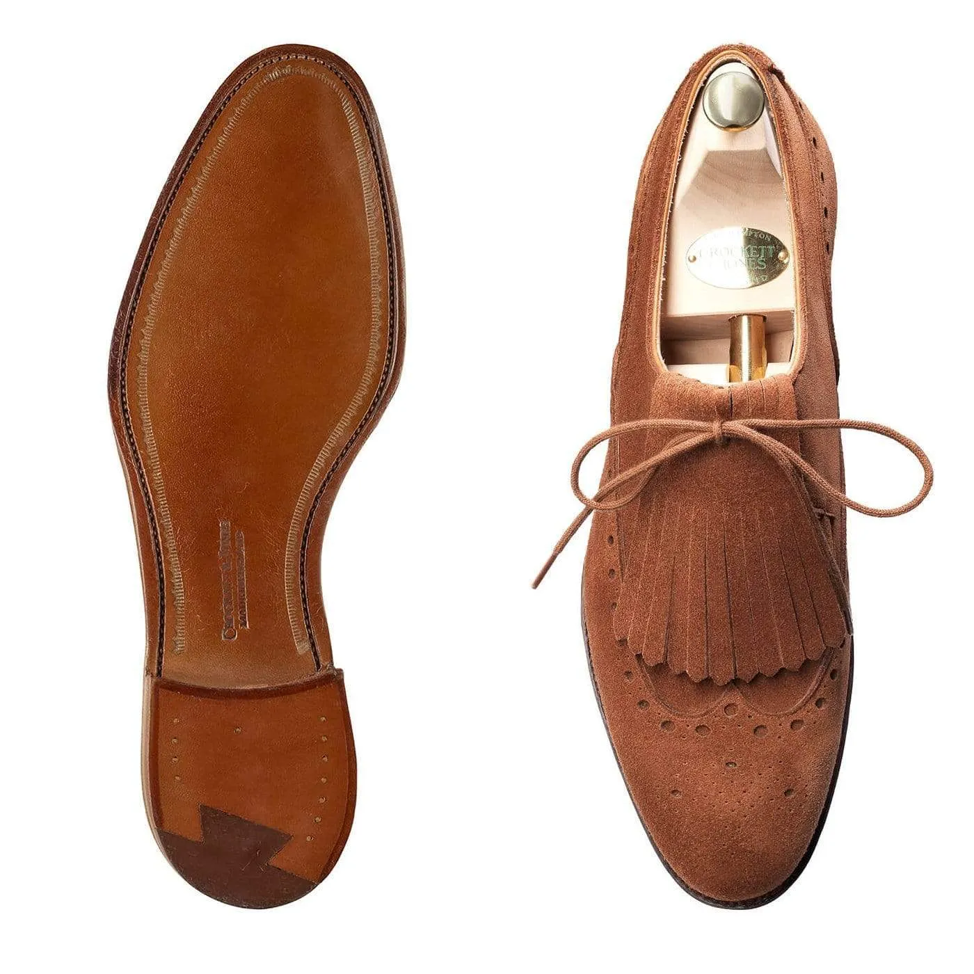 Jessica Polo Brown Calf Suede,Women Derbys