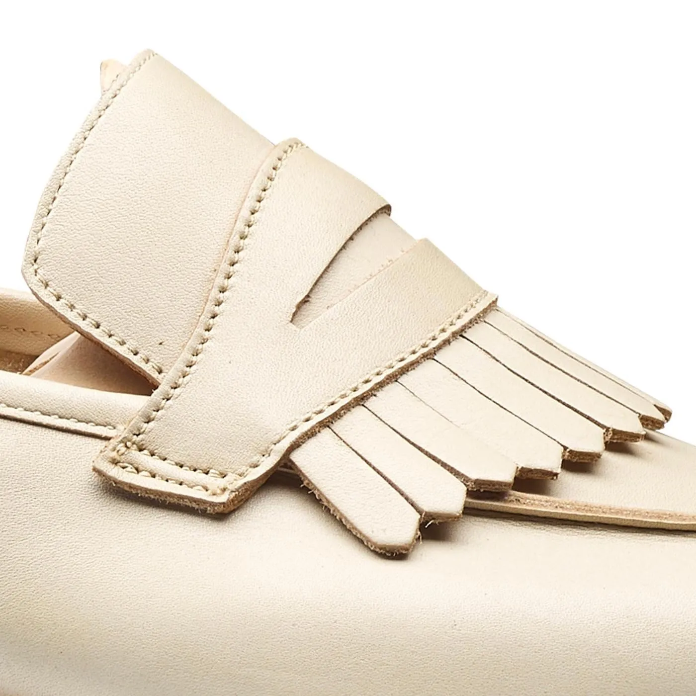 Julia Ecru Calf,Women Loafers