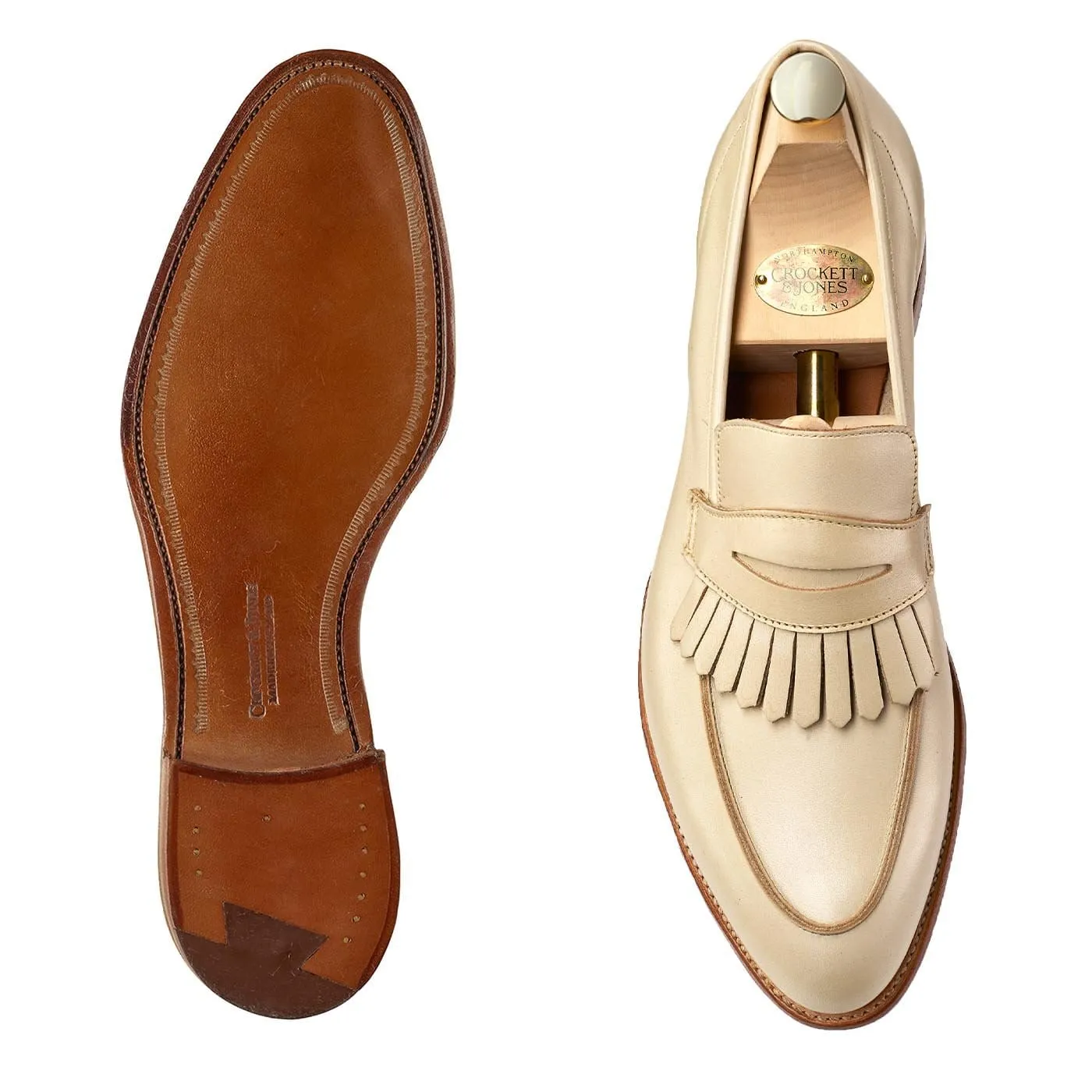 Julia Ecru Calf,Women Loafers