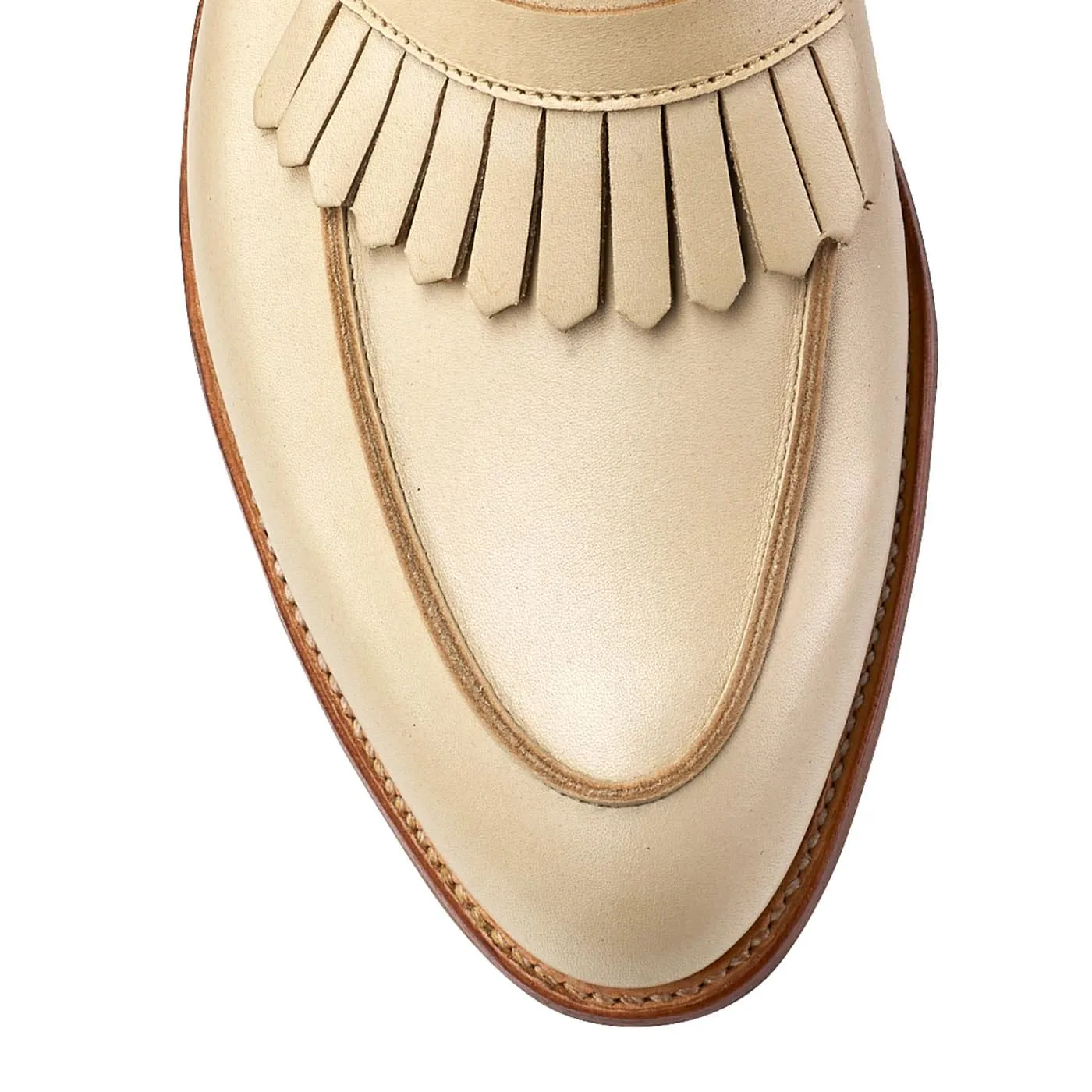Julia Ecru Calf,Women Loafers