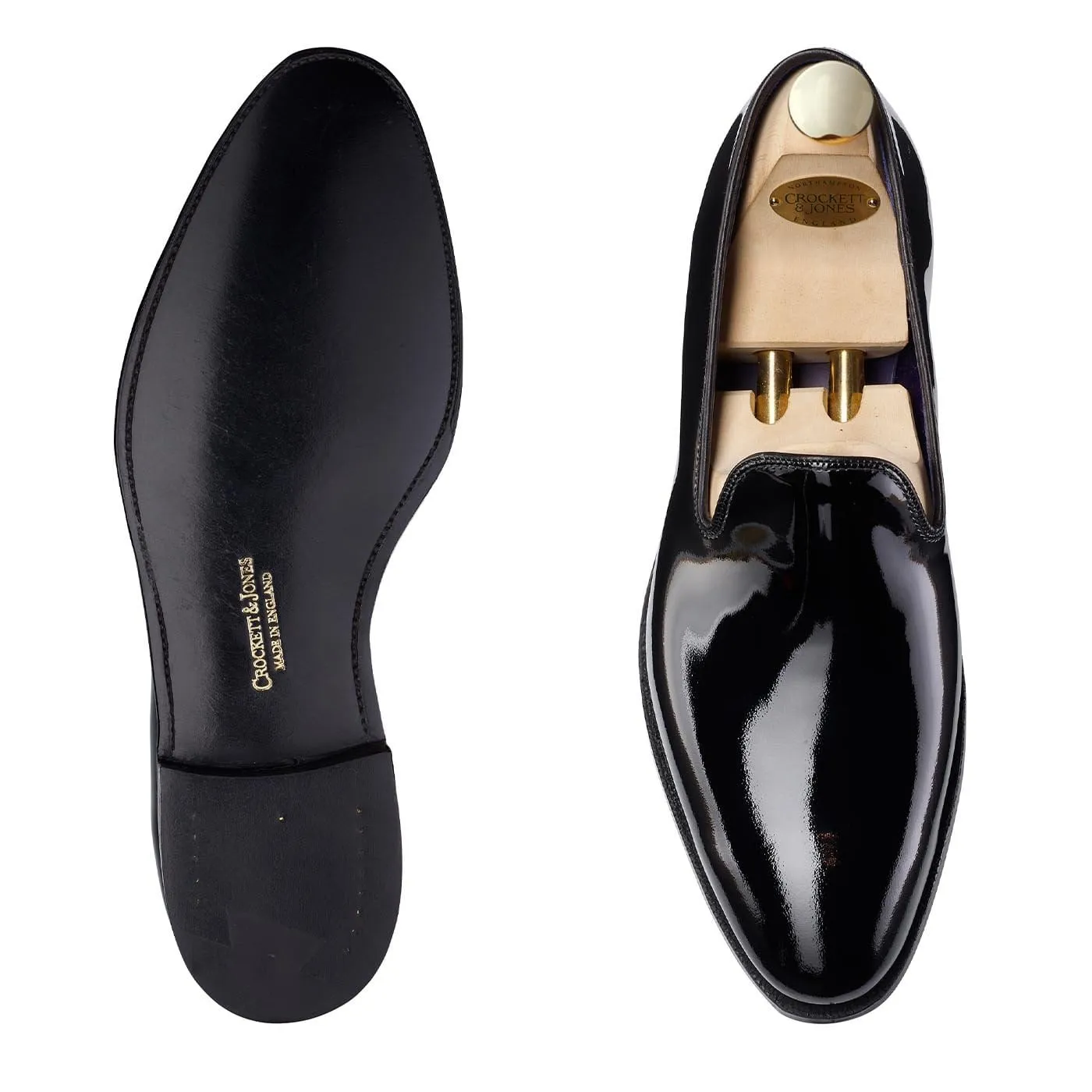 Kensington Black Patent,Men Loafers