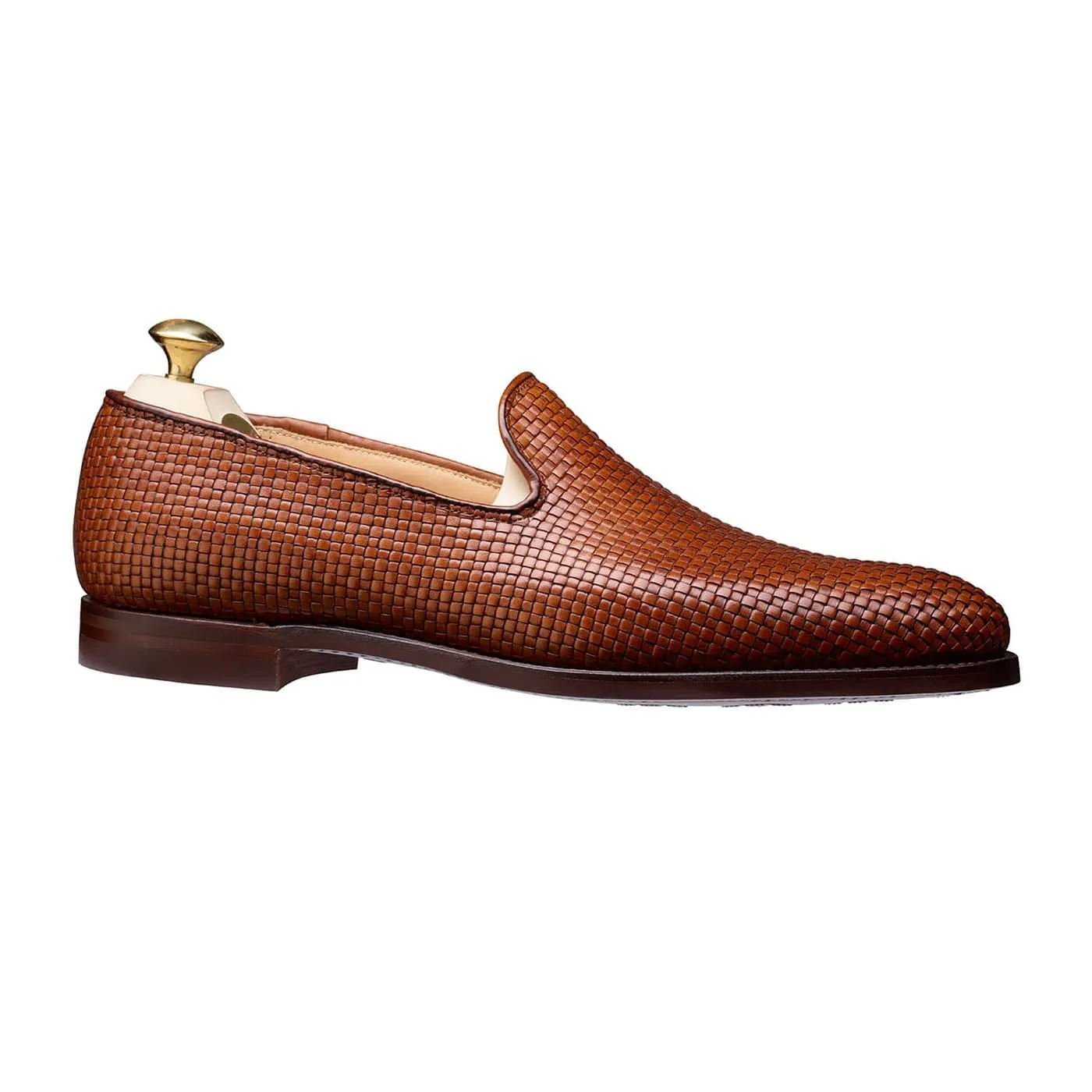 Kensington Tan Woven Calf,Men Loafers
