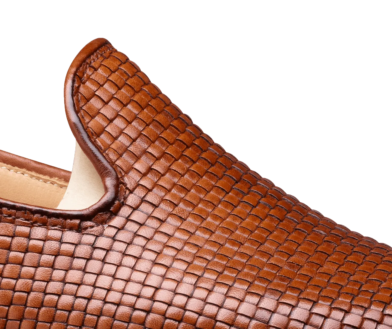 Kensington Tan Woven Calf,Men Loafers