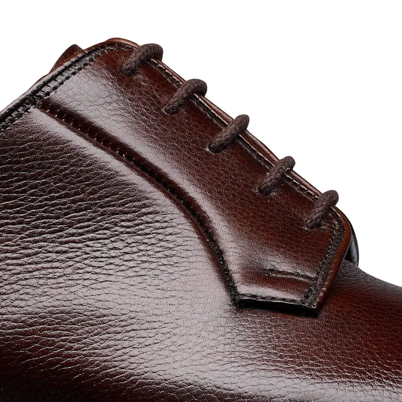 Lamont 2 Dark Brown Pebble Grain,Men Derbys