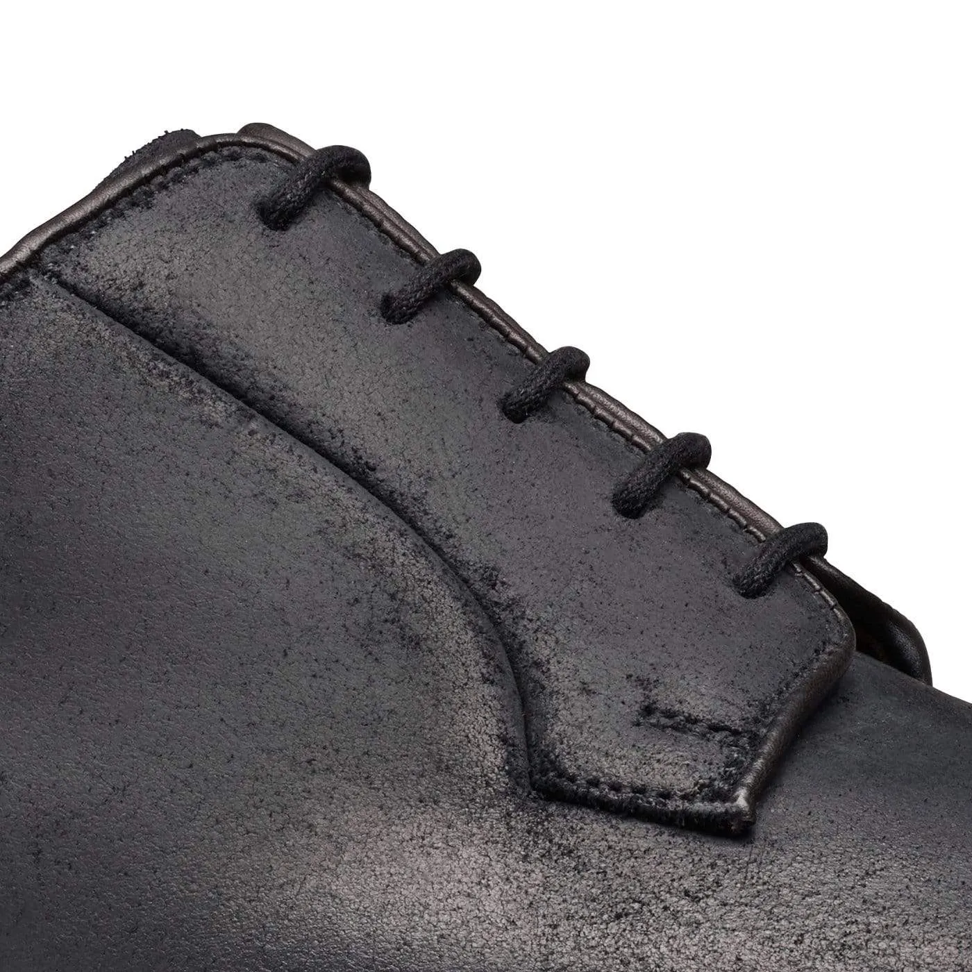 Lanark 3 Black Rough-Out Suede,Men Derbys