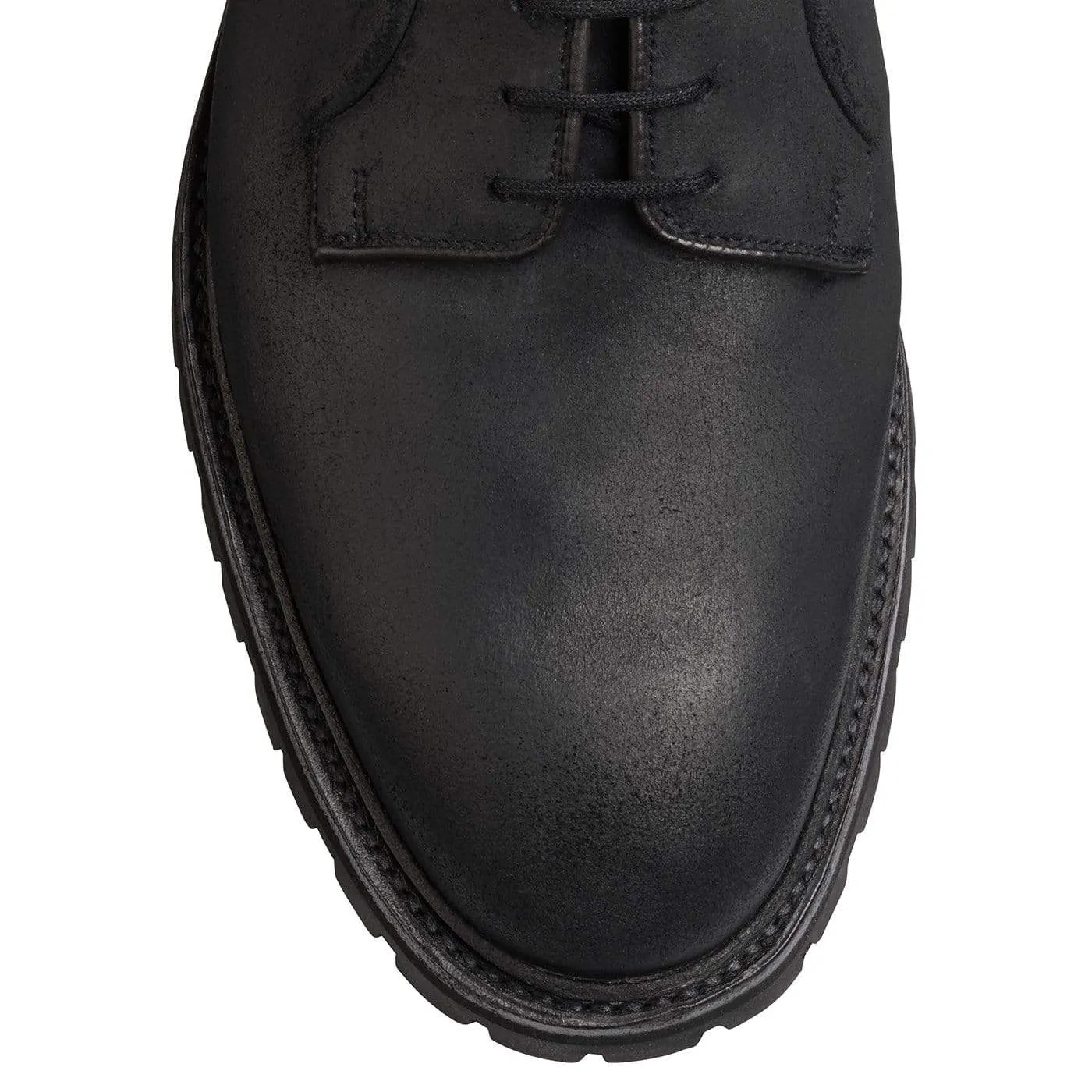 Lanark 3 Black Rough-Out Suede,Men Derbys
