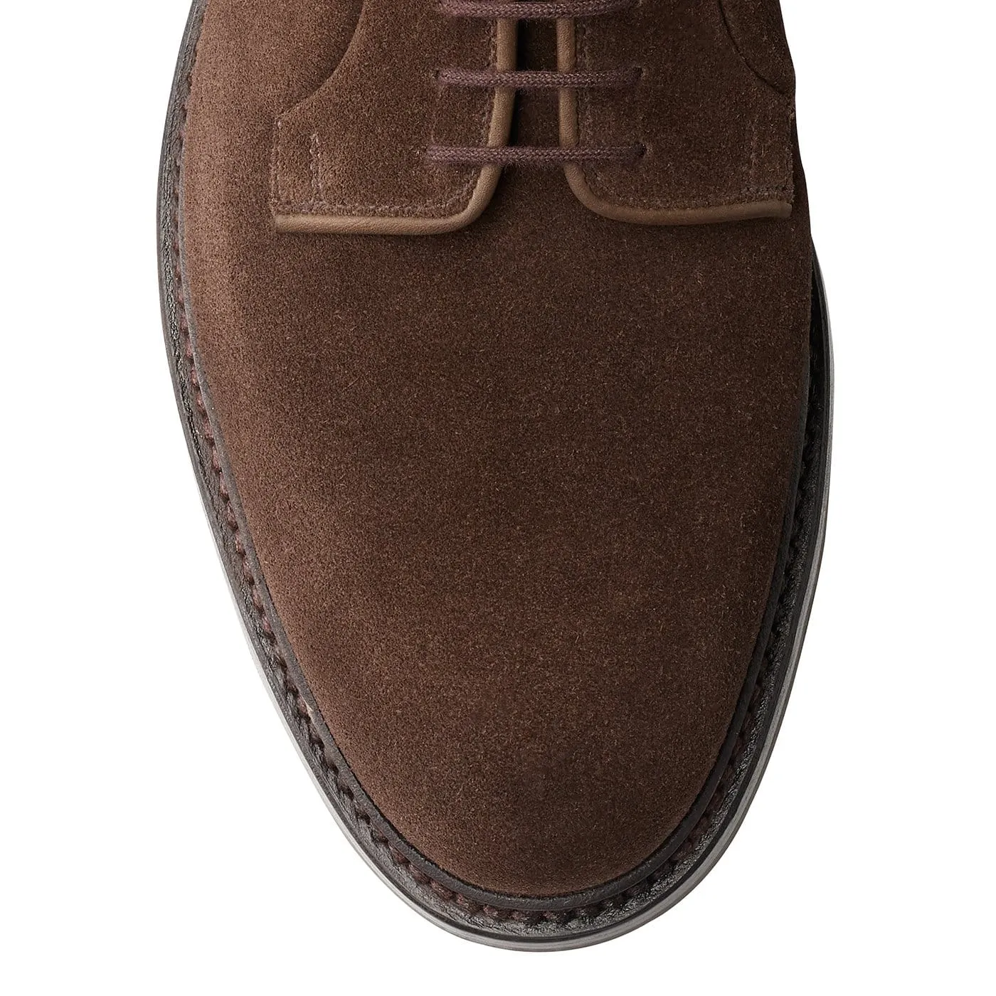Lanark 3 Dark Brown Suede,Men Derbys