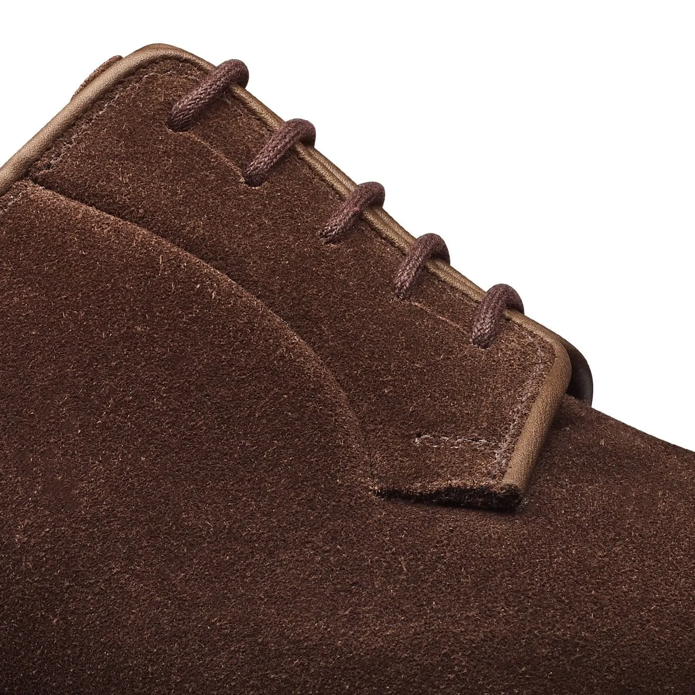 Lanark 3 Dark Brown Suede,Men Derbys