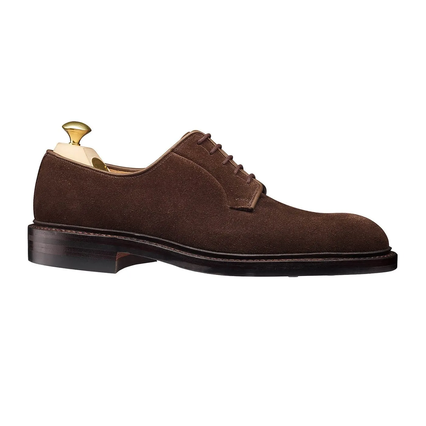 Lanark 3 Dark Brown Suede,Men Derbys