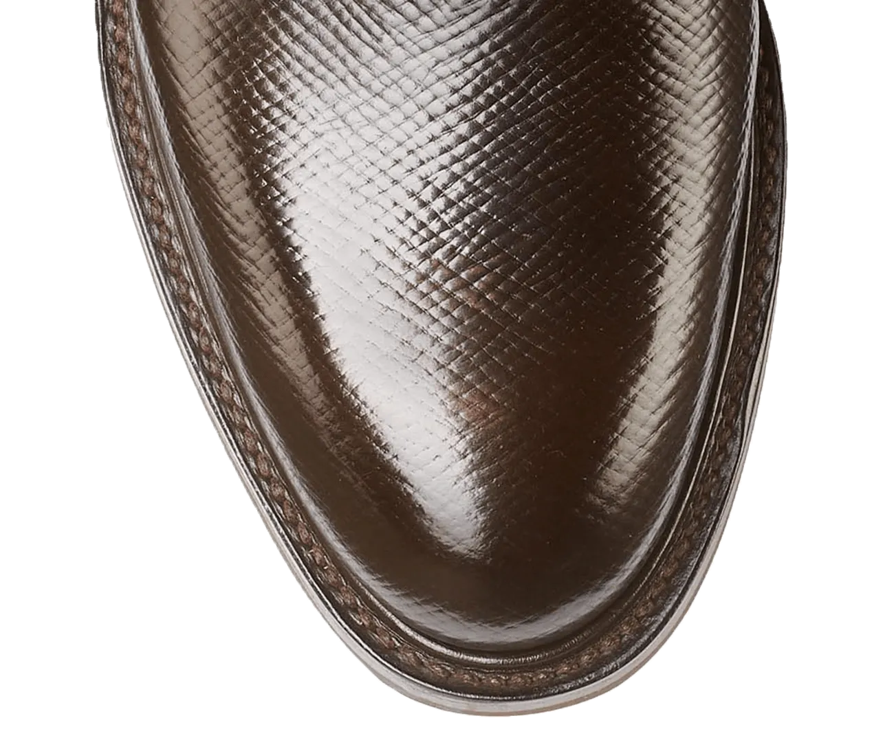 Lanark 5 Dark Brown Hatch Grain Cordovan,Men Derbys