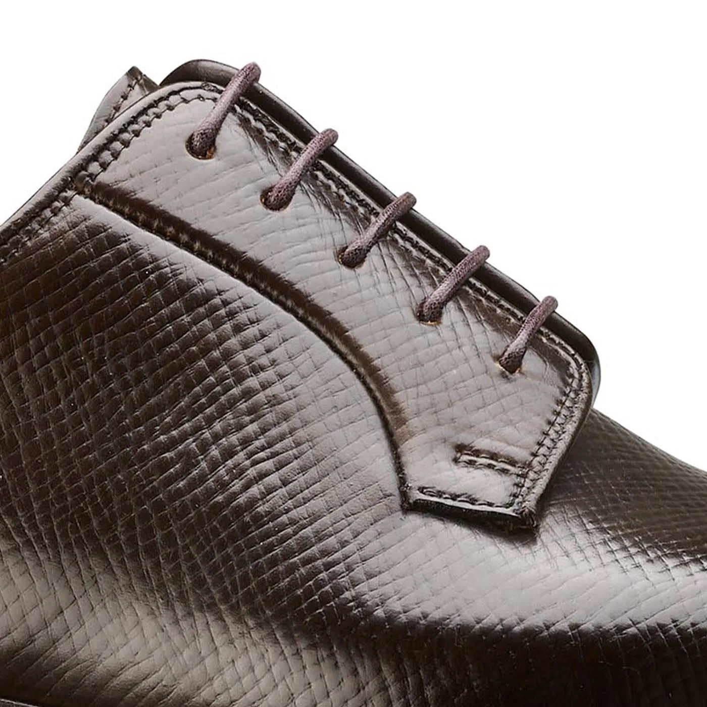 Lanark 5 Dark Brown Hatch Grain Cordovan,Men Derbys