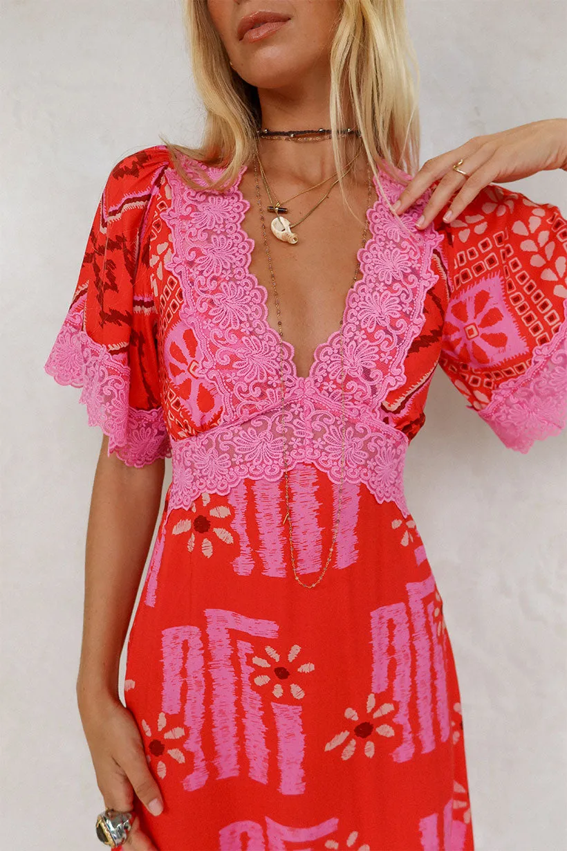 Libertine Lace Mini Dress,Dresses
