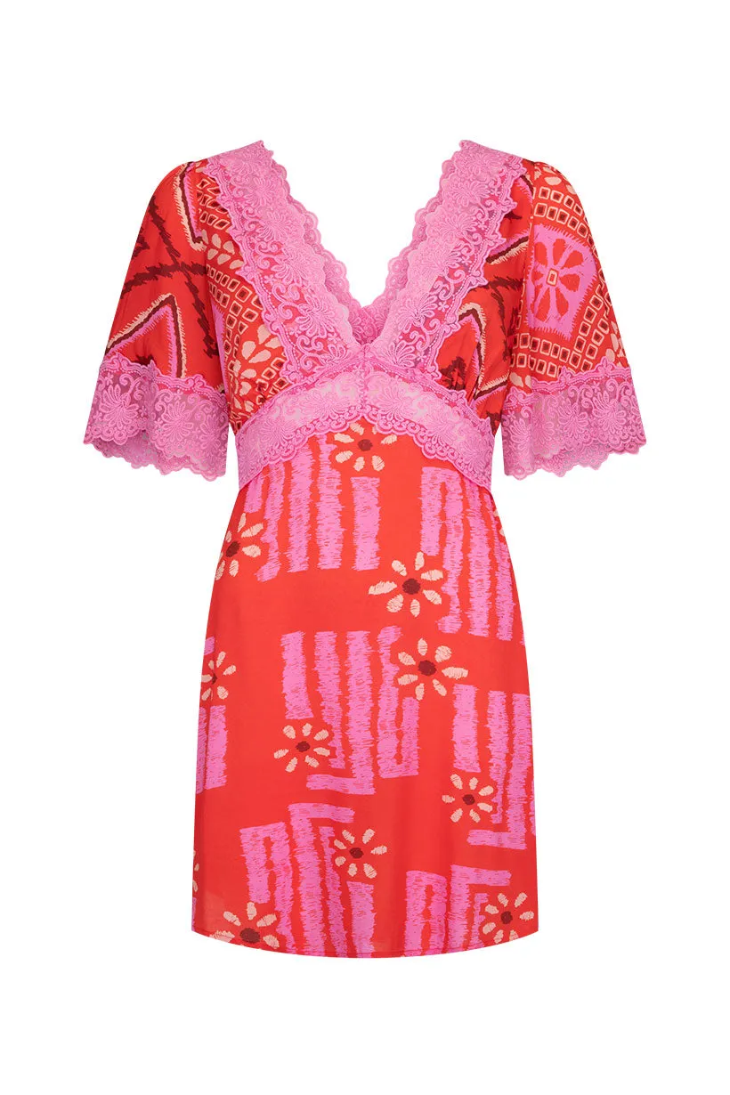 Libertine Lace Mini Dress,Dresses