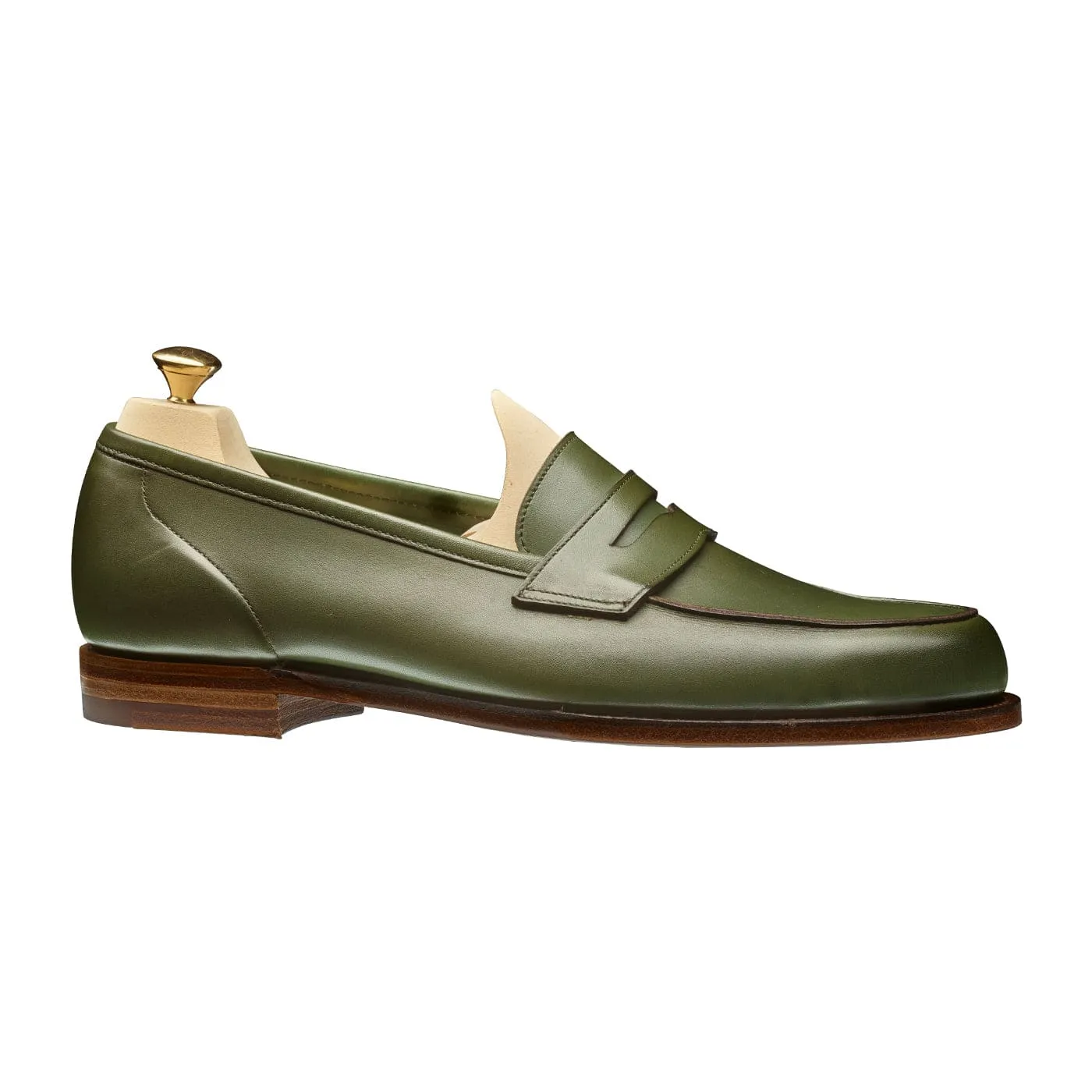 Lilou Green Calf,Women Loafers