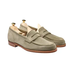 Lilou Pistachio Calf Suede,Women Loafers