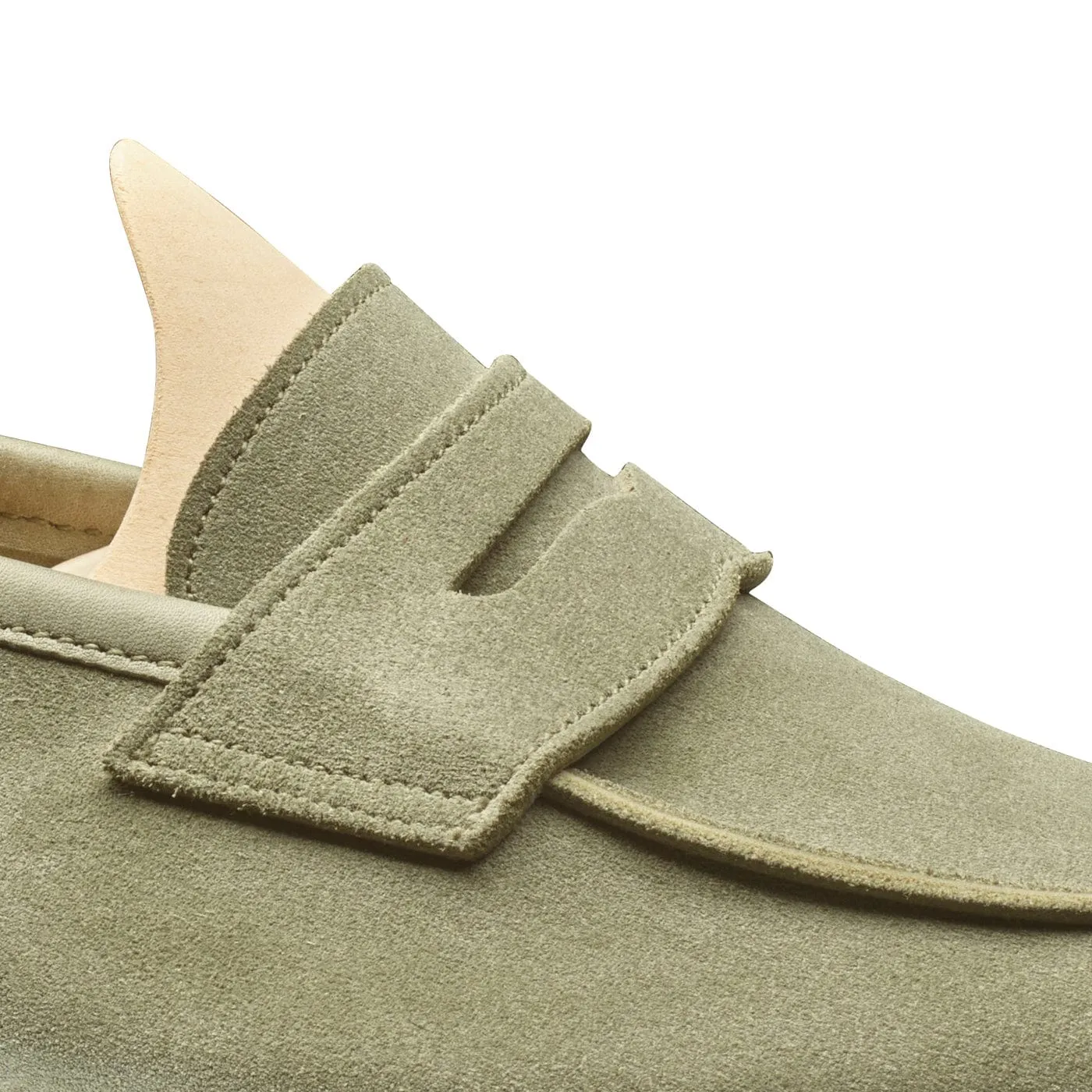 Lilou Pistachio Calf Suede,Women Loafers