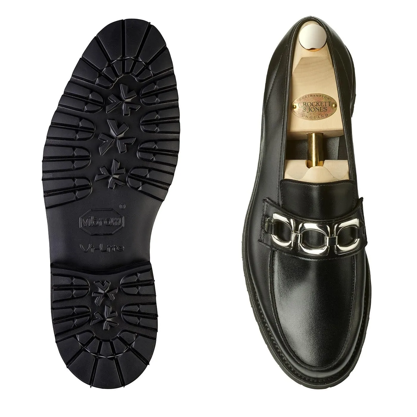 Lily Black Calf,Women Loafers