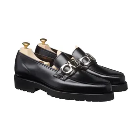Lily Black Calf,Women Loafers