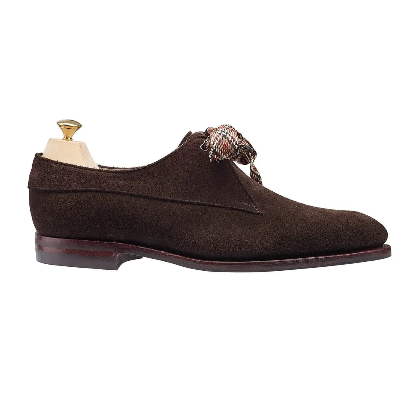 Lisa Dark Brown Suede,Women Derbys