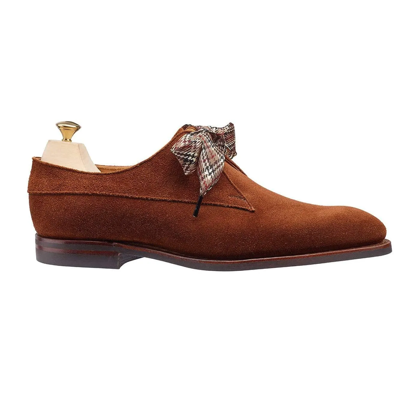 Lisa Polo Brown Calf Suede,Women Derbys