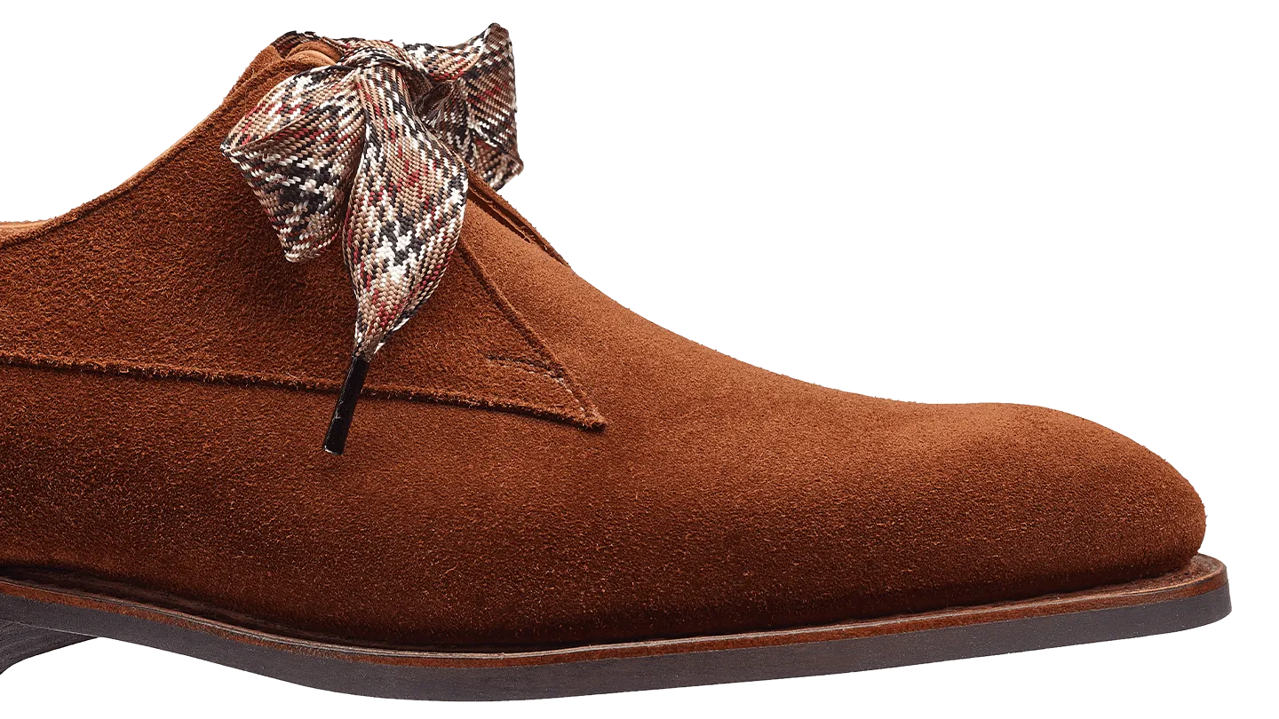 Lisa Polo Brown Calf Suede,Women Derbys
