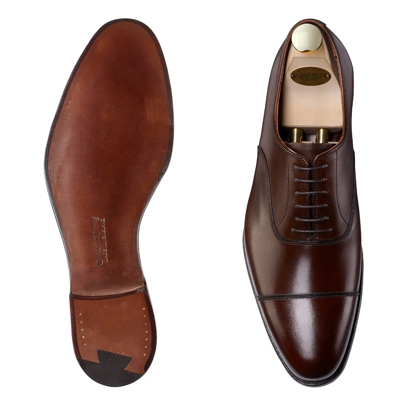 Lonsdale Dark Brown Antique Calf,Men Oxfords