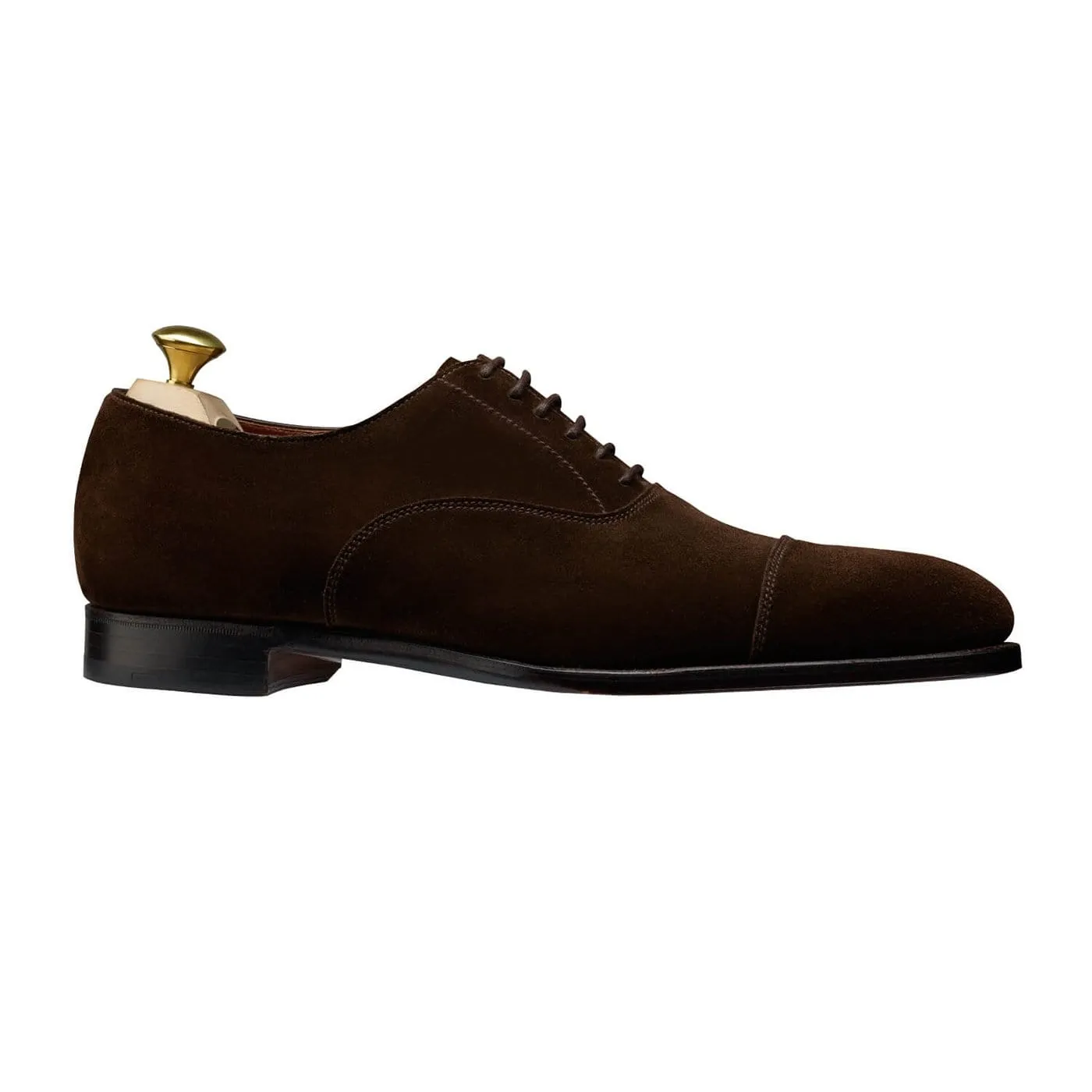 Lonsdale Dark Brown Calf Suede,Men Oxfords