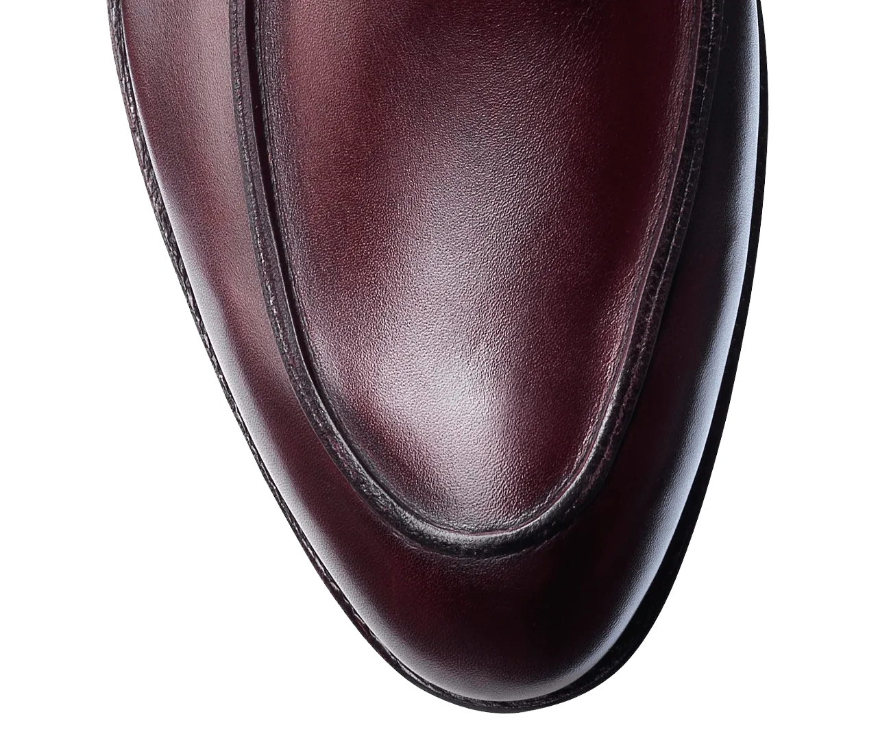 Lucy Burgundy Burnished Calf,Women Loafers
