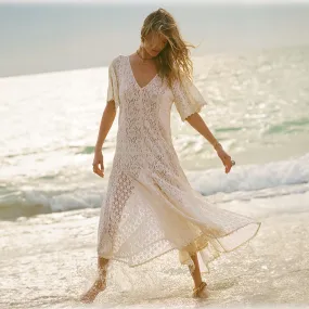 Lux Lisbon Lace Handkerchief Dress,Dresses