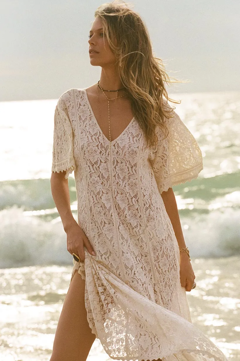 Lux Lisbon Lace Handkerchief Dress,Dresses