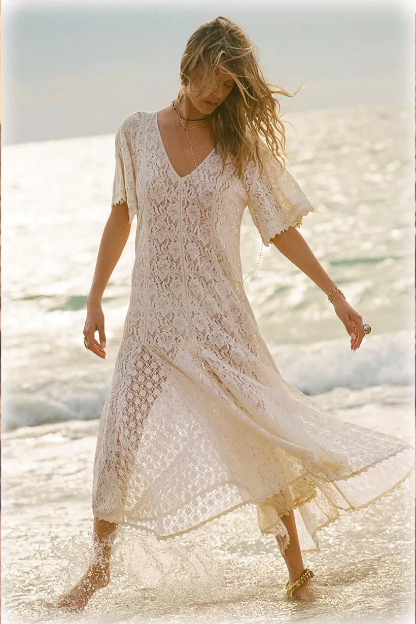 Lux Lisbon Lace Handkerchief Dress,Dresses