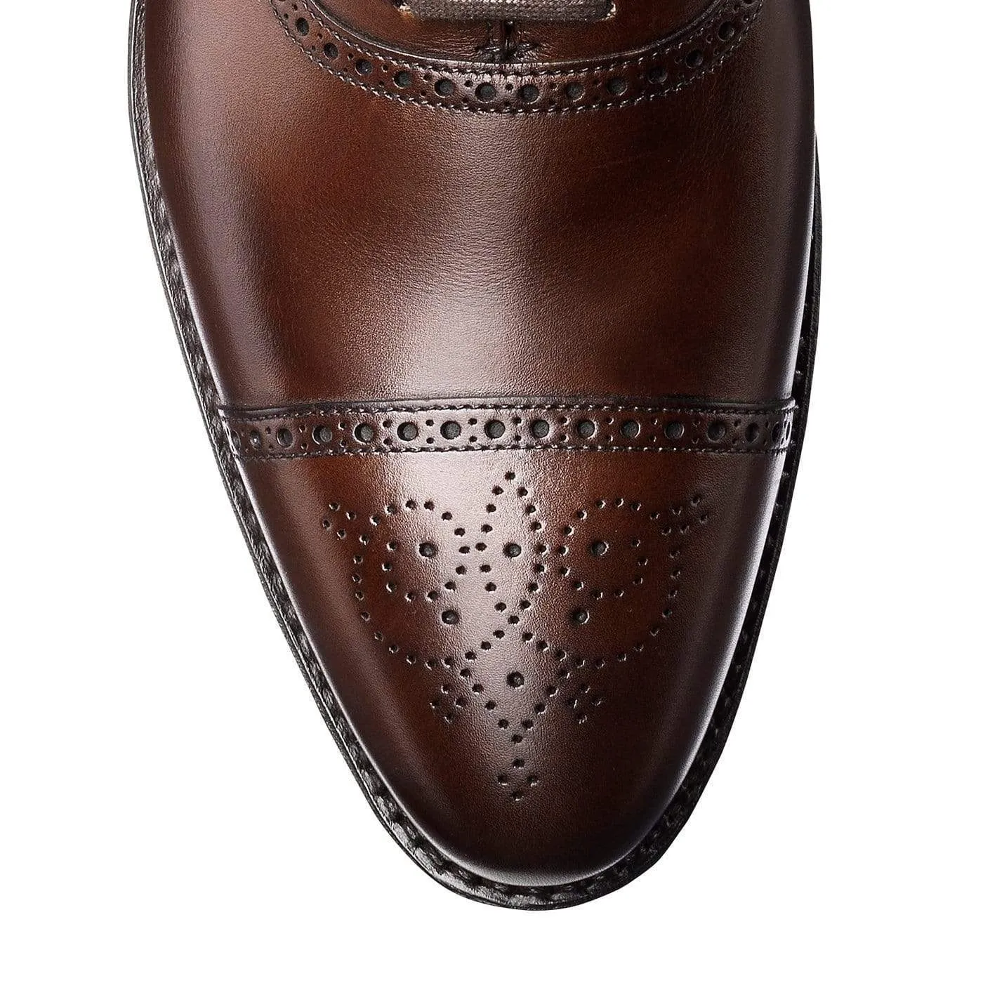 Malton Dark Brown Burnished Calf,Men Oxfords