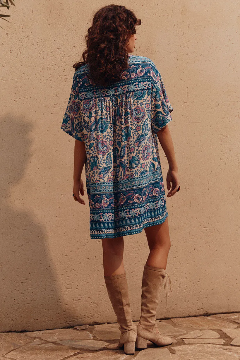 Marmont Flutter Tunic Dress,Dresses