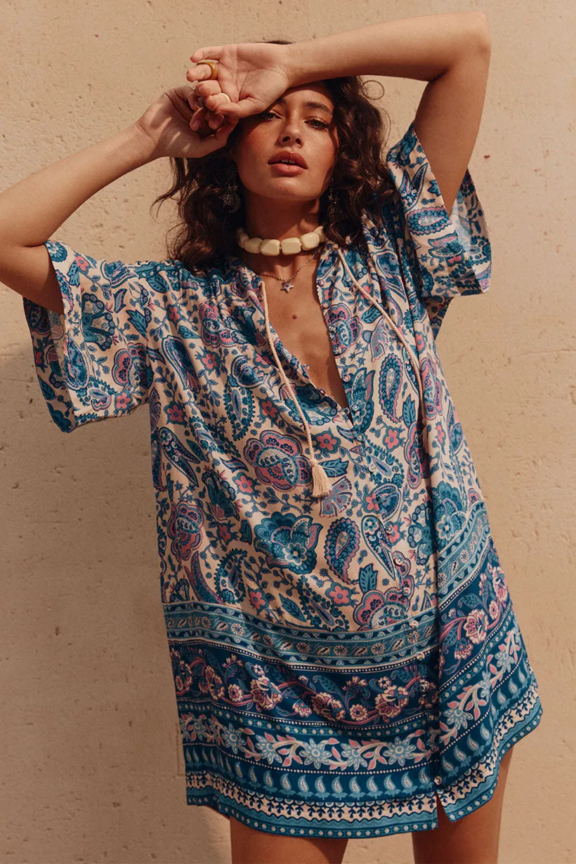 Marmont Flutter Tunic Dress,Dresses