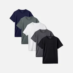 Men's 5 Pack // T-Shirts,Men Tops