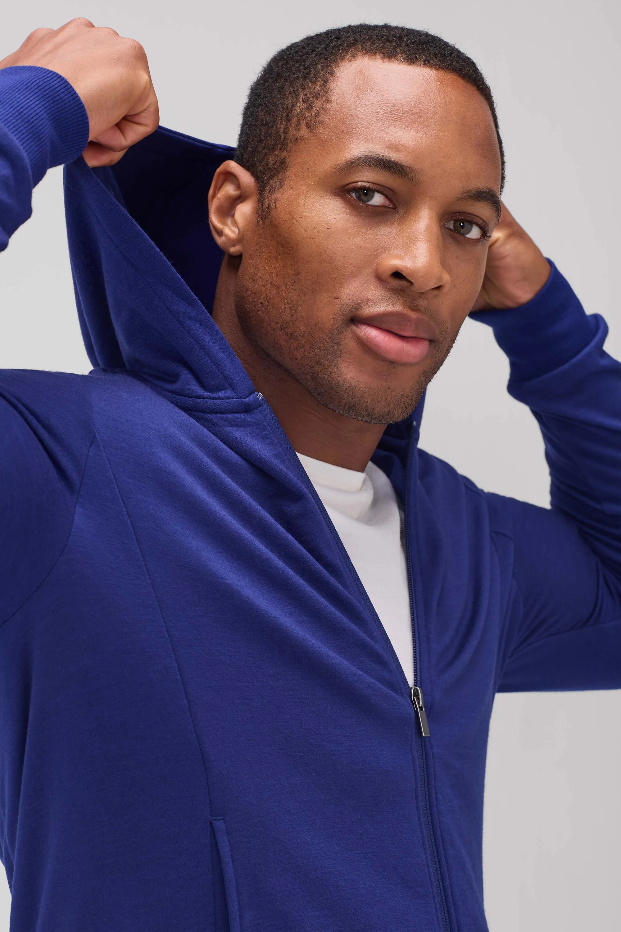 Men's Compact Travel Hoodie,Men Tops