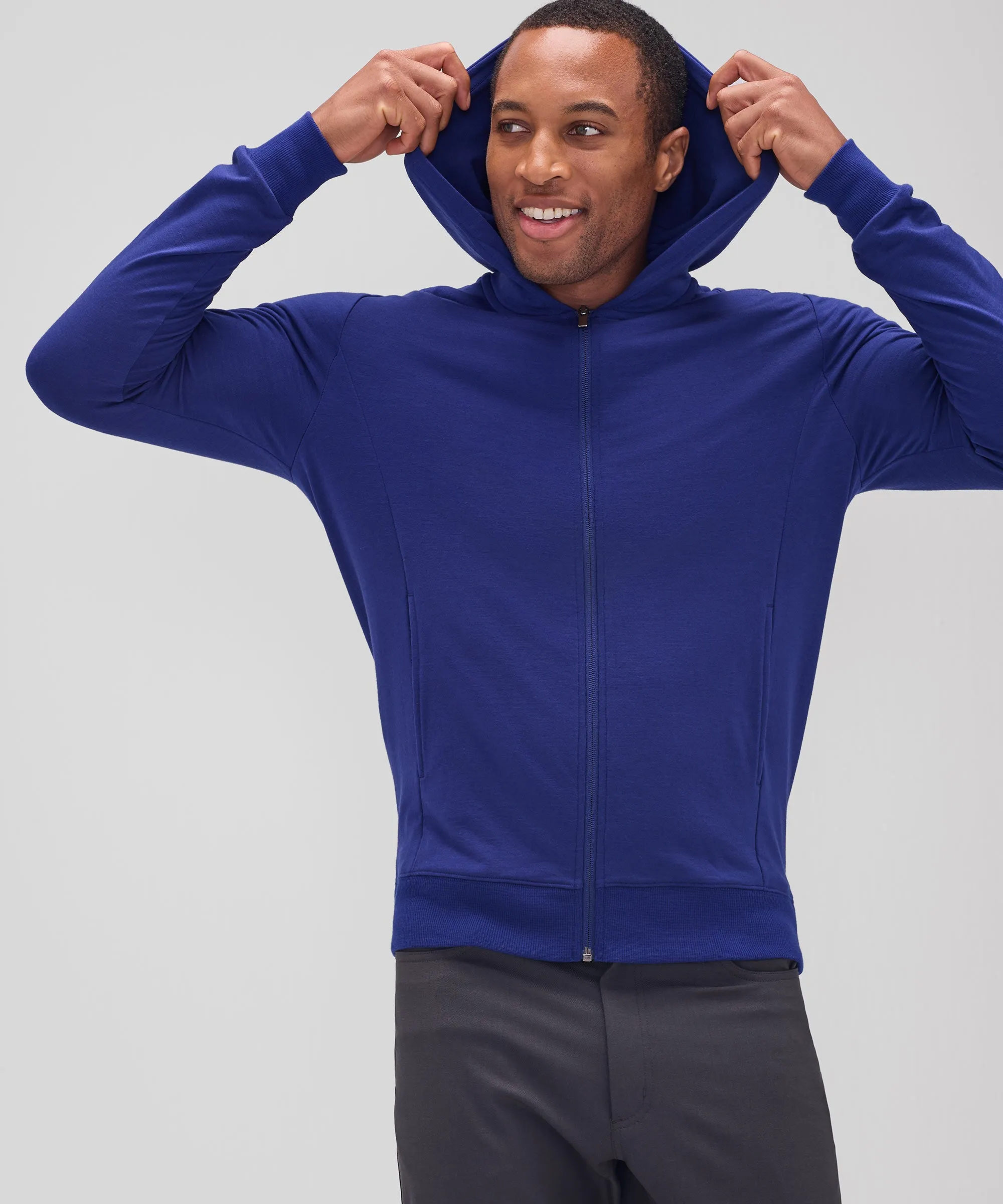 Men's Compact Travel Hoodie,Men Tops