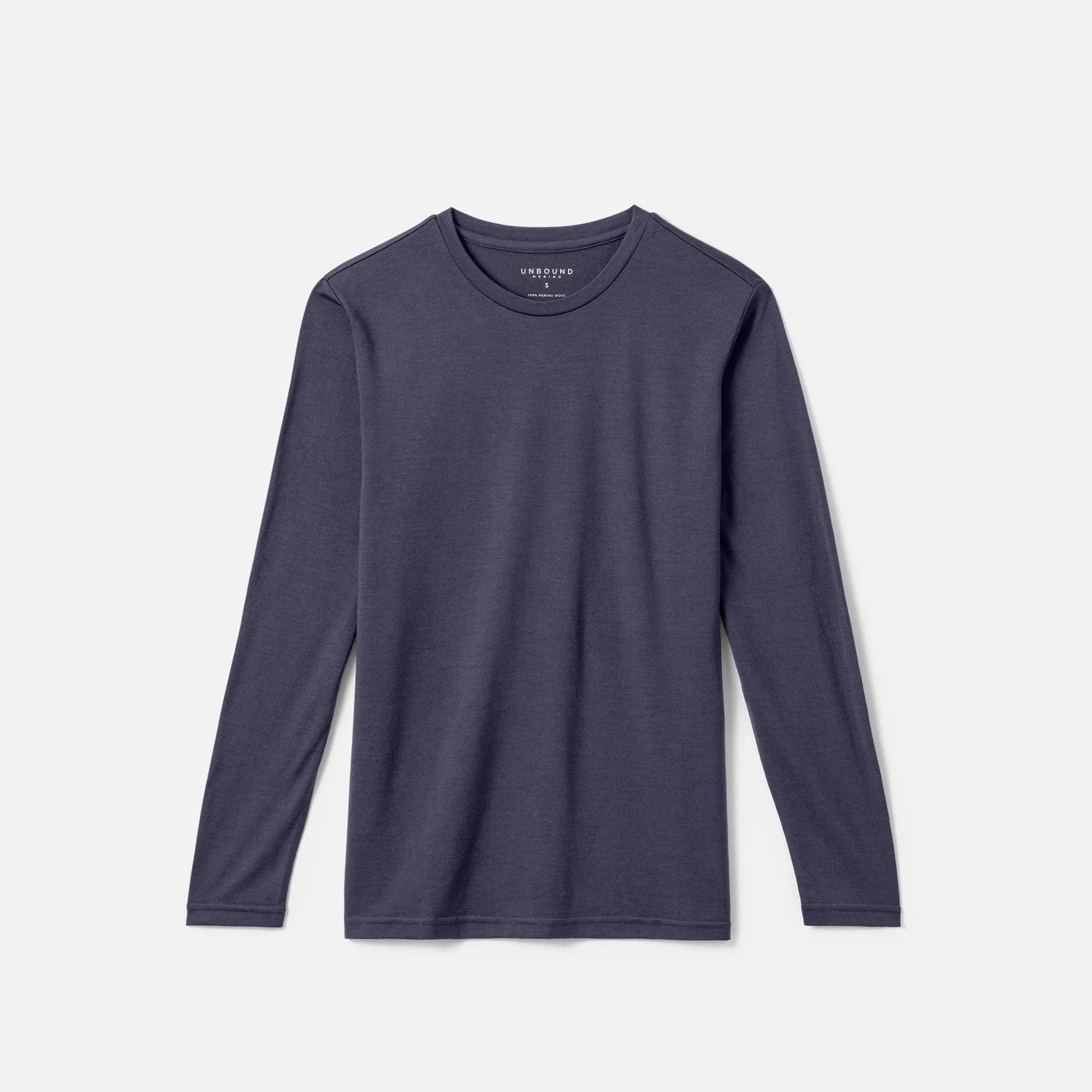 Men's Long Sleeve Merino Crew,Men Tops