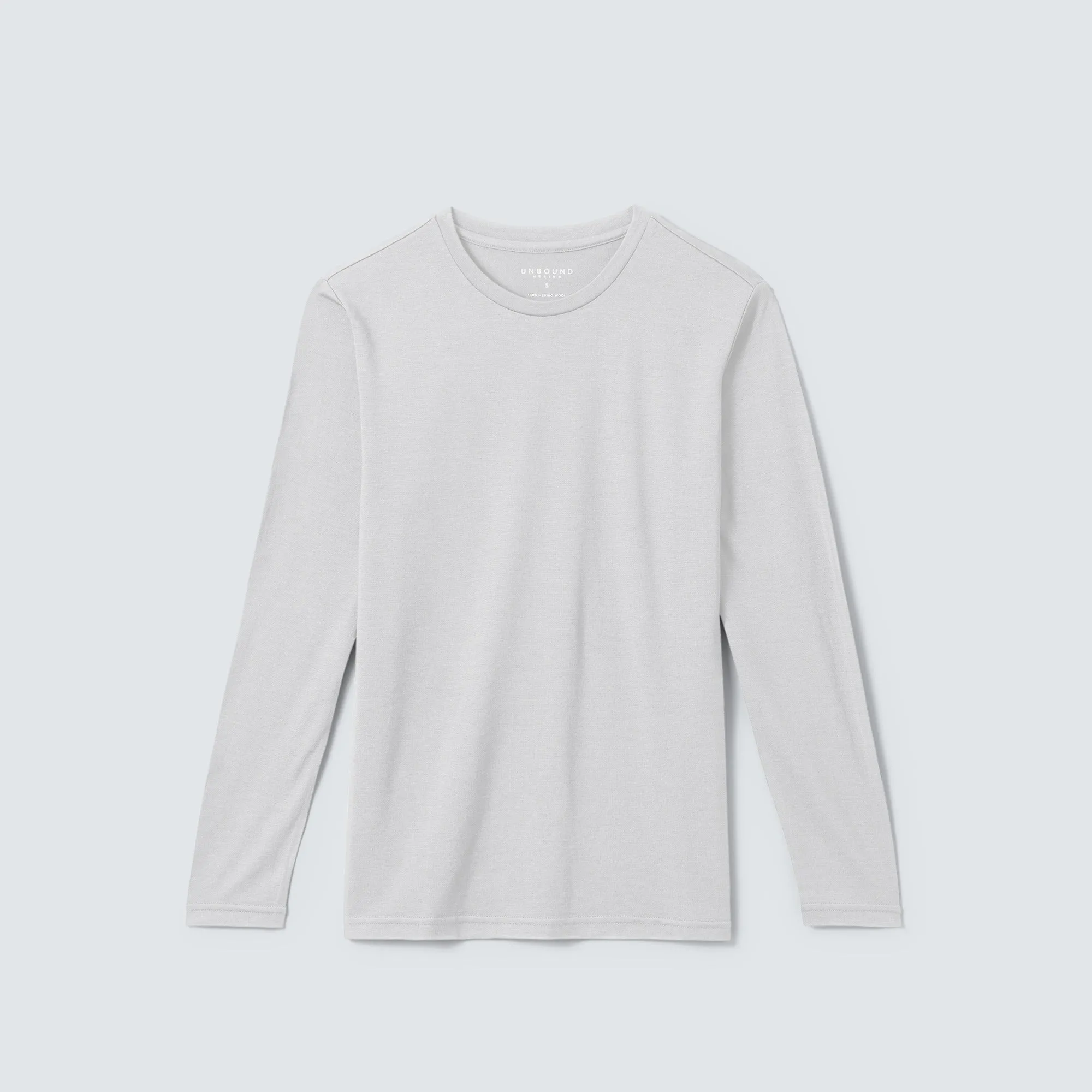 Men's Long Sleeve Merino Crew,Men Tops
