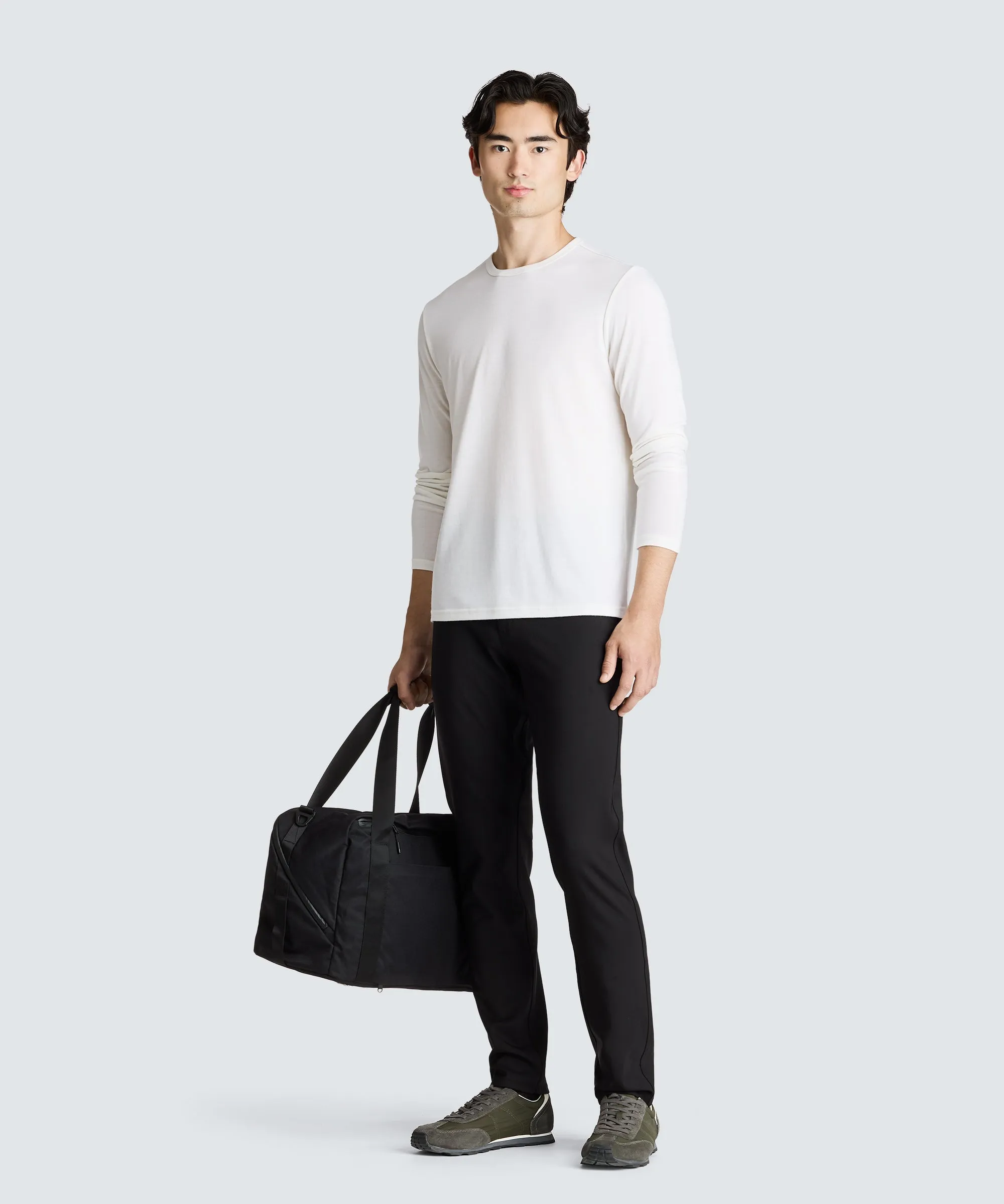 Men's Long Sleeve Merino Crew,Men Tops