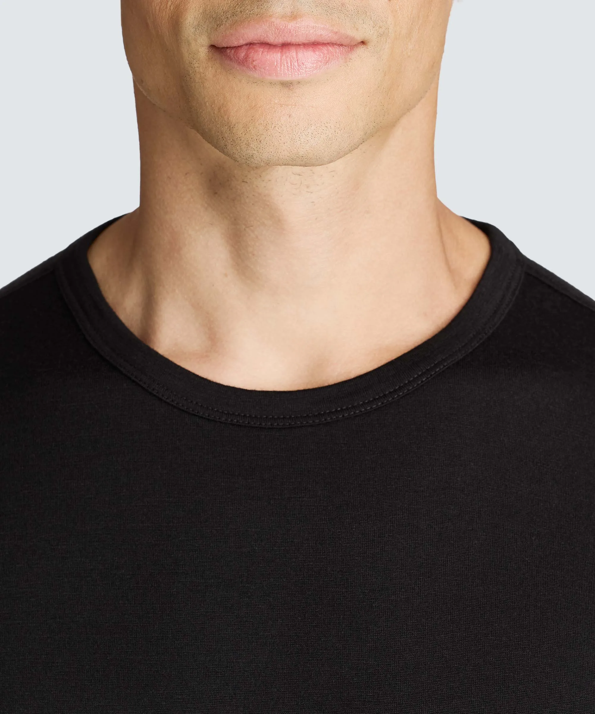 Men's Long Sleeve Merino Crew,Men Tops
