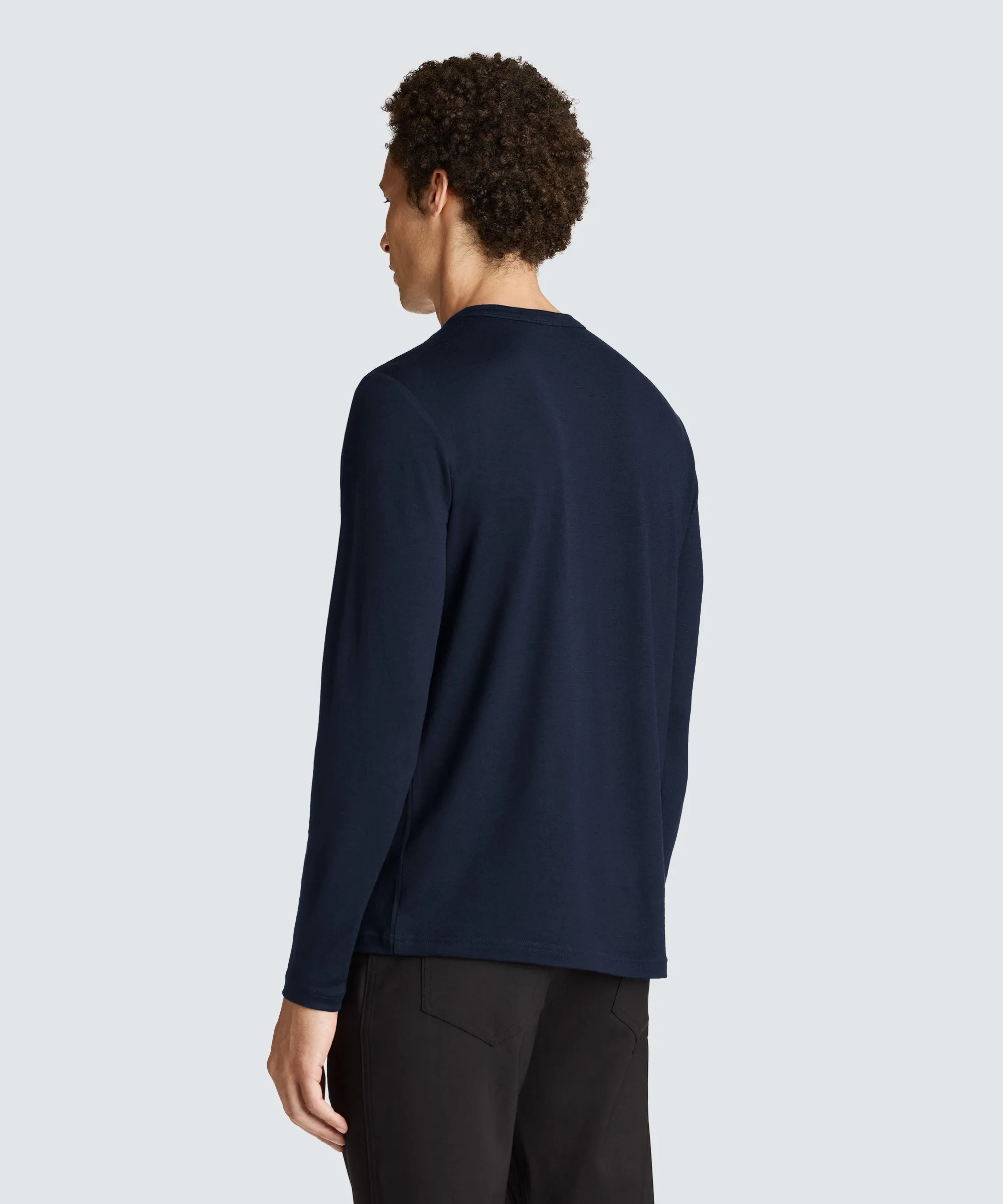 Men's Long Sleeve Merino Henley,Men Tops