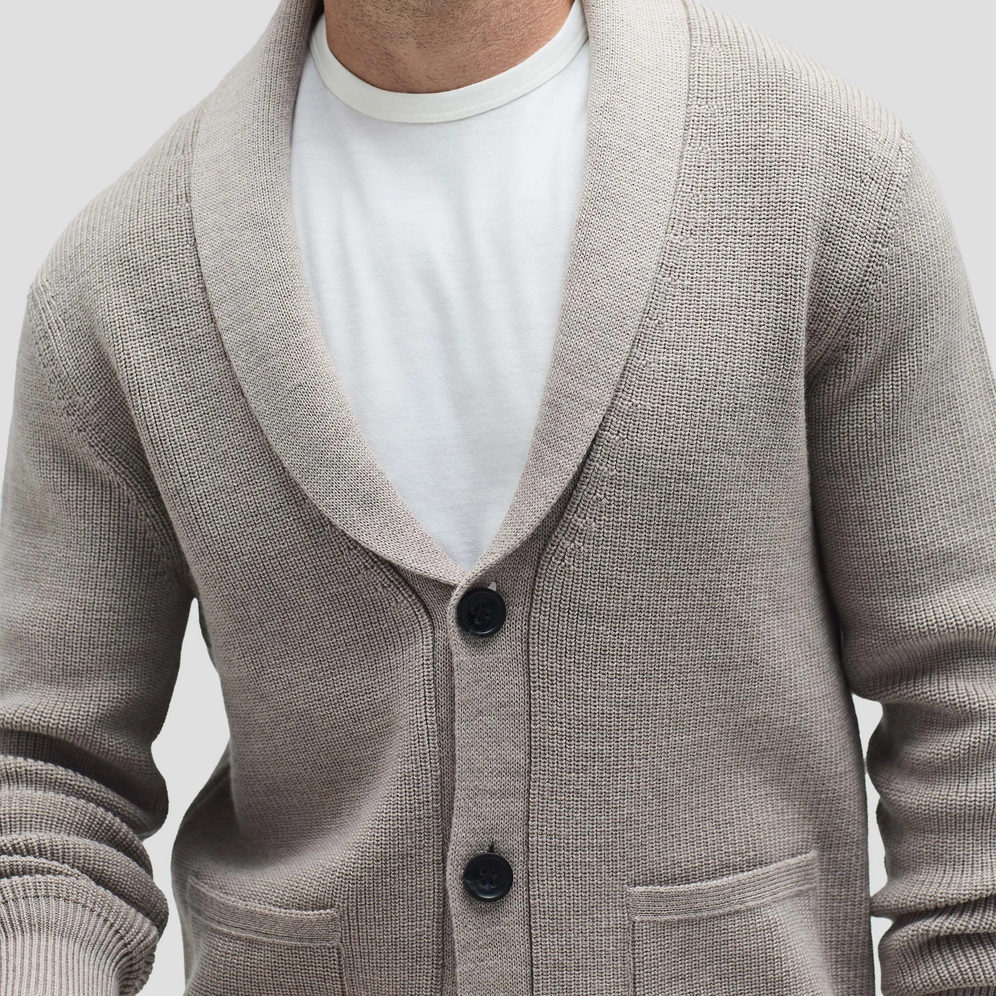 Men's Merino Cardigan,Men Tops