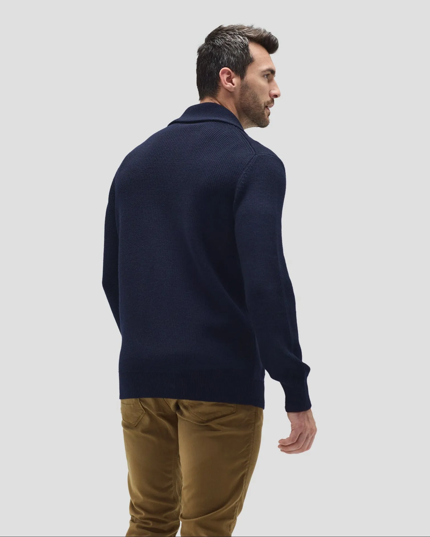 Men's Merino Cardigan,Men Tops