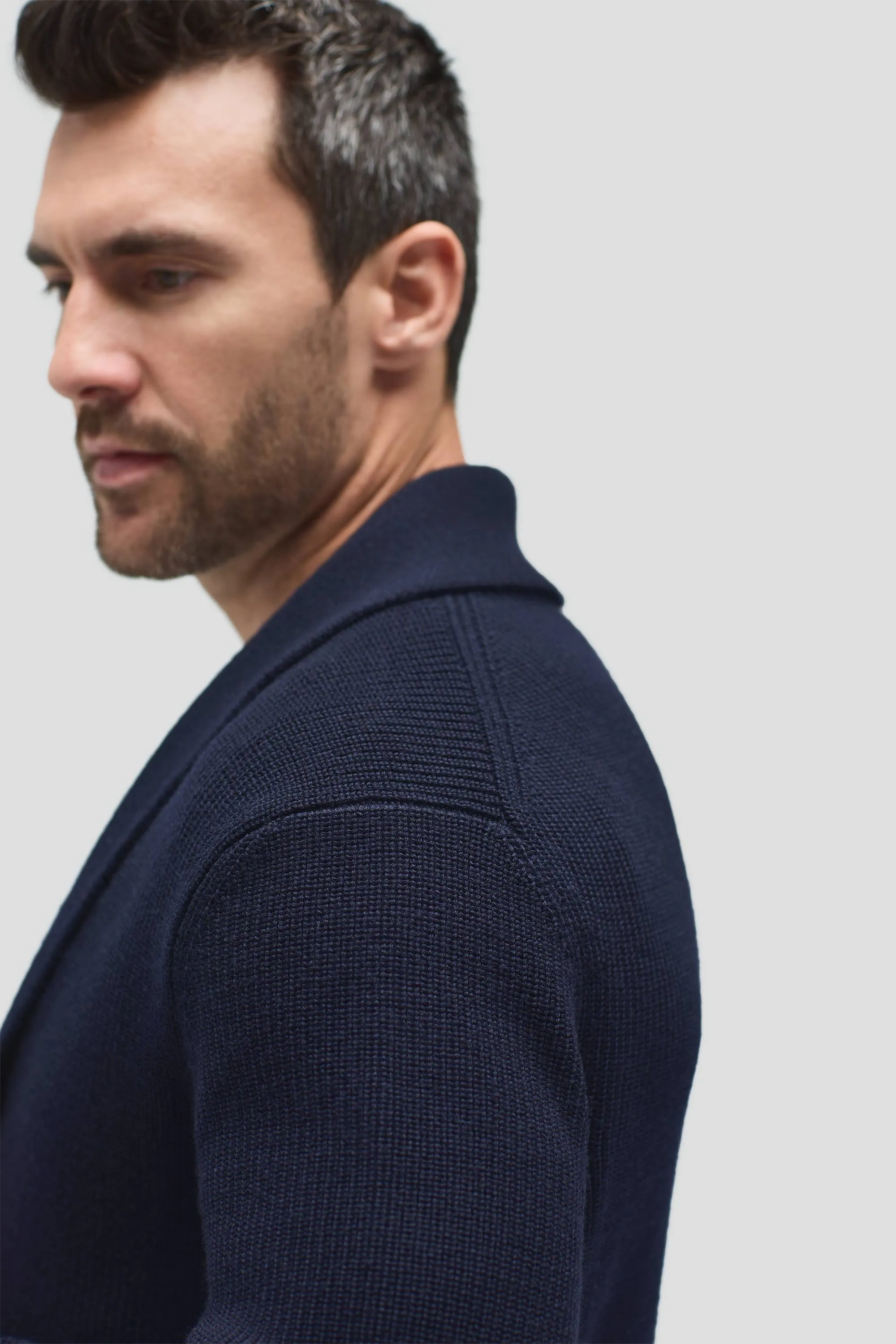 Men's Merino Cardigan,Men Tops