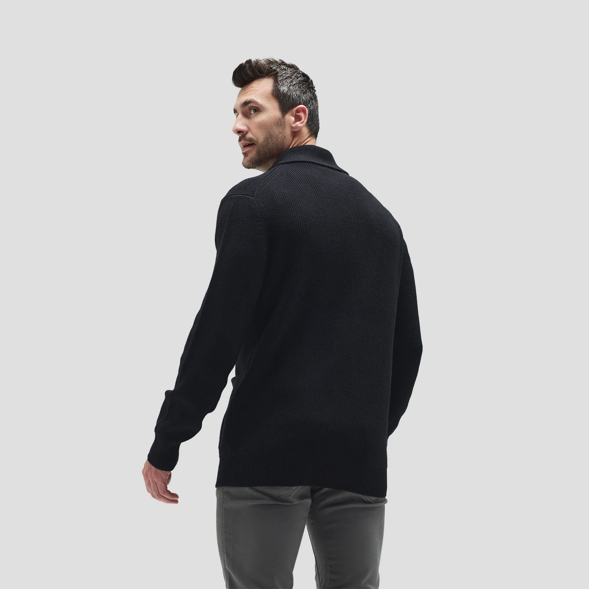 Men's Merino Cardigan,Men Tops