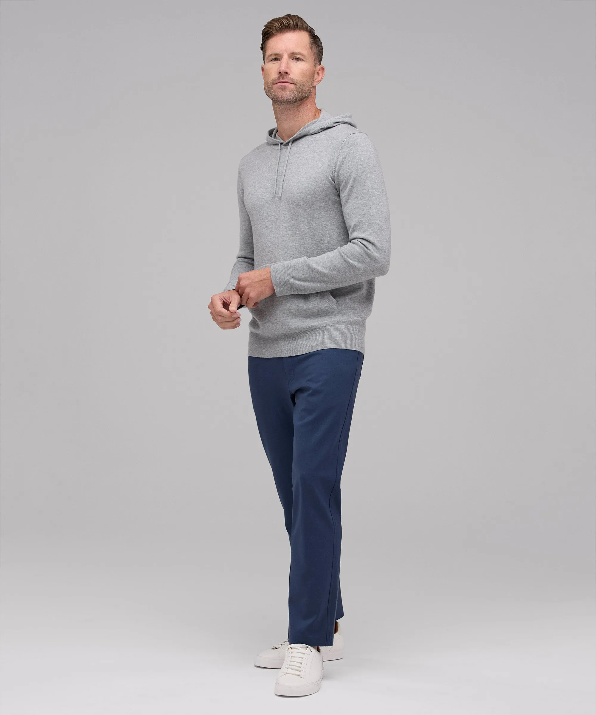 Men's Merino Cashmere Hoodie,Men Tops