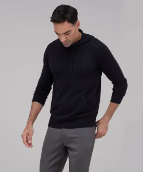 Men's Merino Cashmere Hoodie,Men Tops