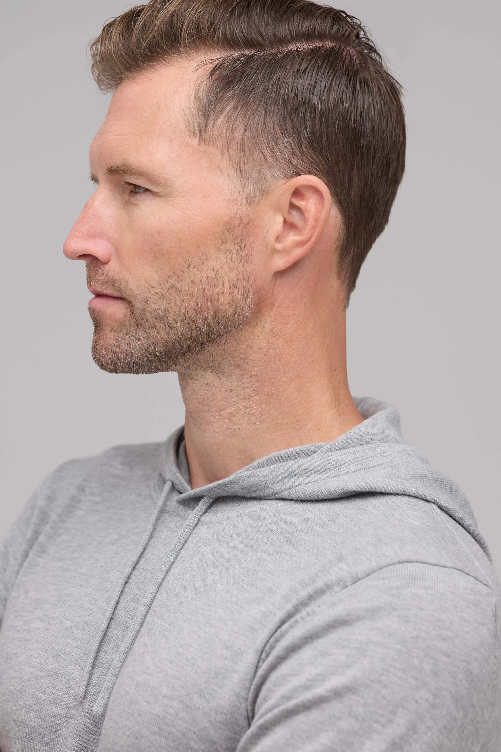 Men's Merino Cashmere Hoodie,Men Tops