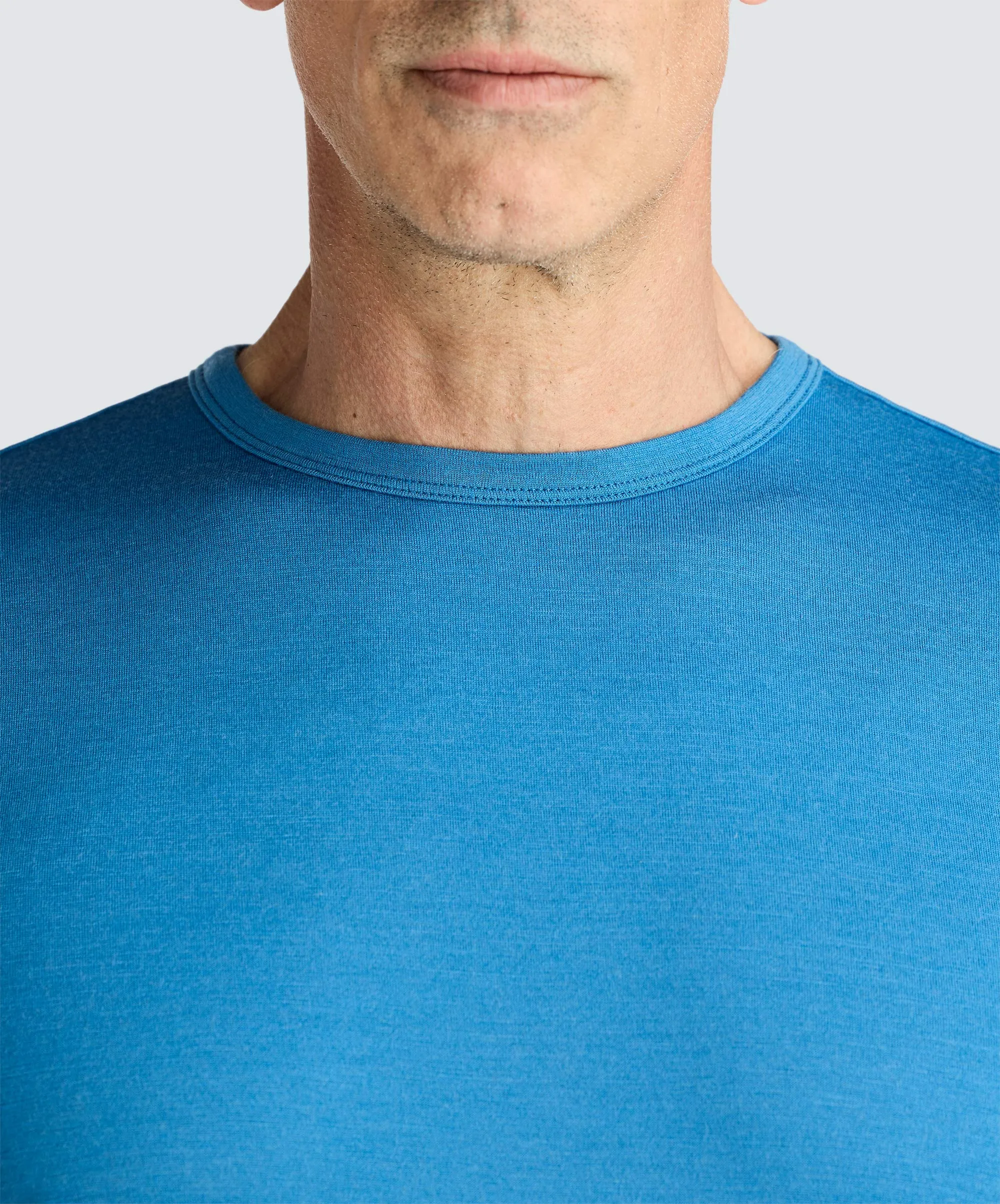 Men's Merino Crew Neck T-Shirt,Men Tops